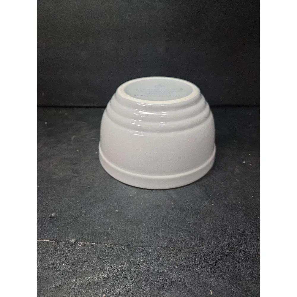 General Electric Refrigerator Bowl, Hall Ovenware Ceramic, Gray‎ & Yellow Decor